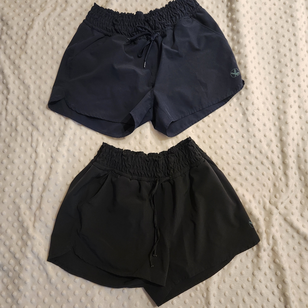 Carve Designs Navy and Black Athletic Shorts